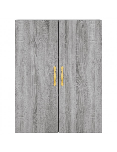 Mobile a Parete Grigio Sonoma 69,5x34x90 cm