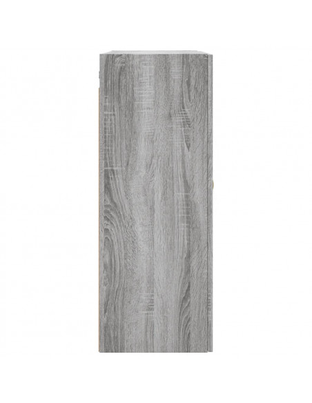 Mobile a Parete Grigio Sonoma 69,5x34x90 cm