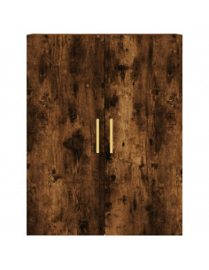 Mobile a Parete Rovere Fumo 69,5x34x90 cm 2