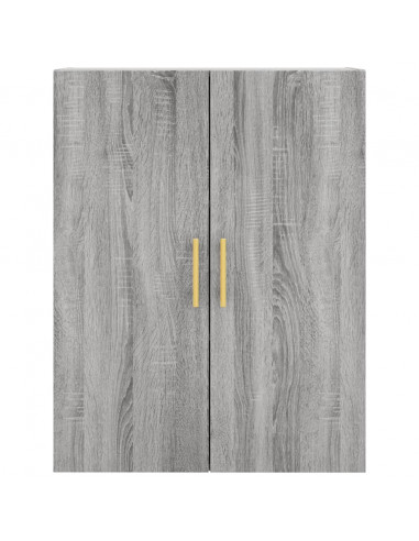 Mobile a Parete Grigio Sonoma 69,5x34x90 cm