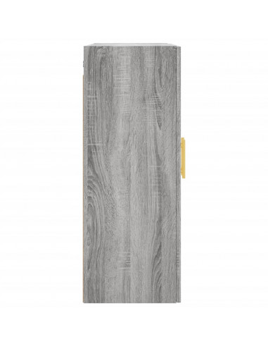 Mobile a Parete Grigio Sonoma 69,5x34x90 cm