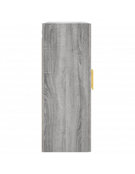 Mobile a Parete Grigio Sonoma 69,5x34x90 cm