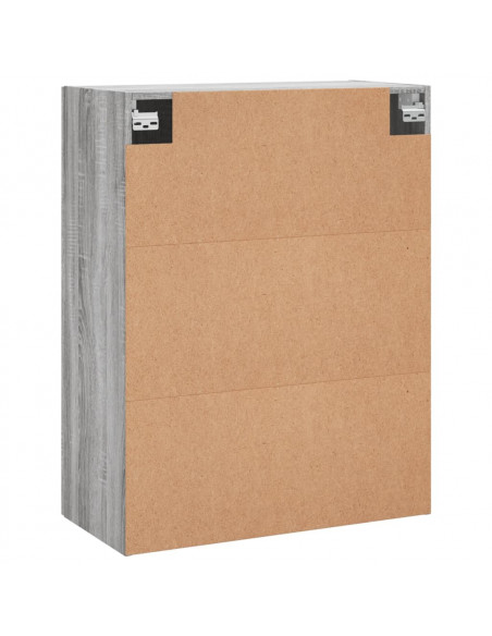 Mobile a Parete Grigio Sonoma 69,5x34x90 cm