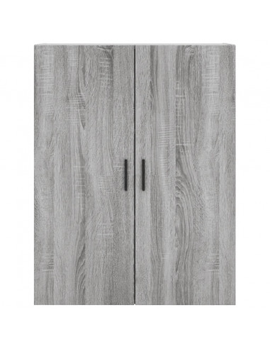 Mobile a Parete Grigio Sonoma 69,5x34x90 cm