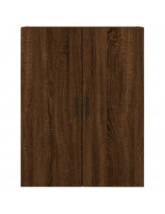 Mobile a Parete Rovere Marrone 69,5x34x90 cm 2