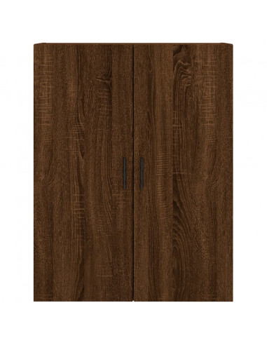 Mobile a Parete Rovere Marrone 69,5x34x90 cm