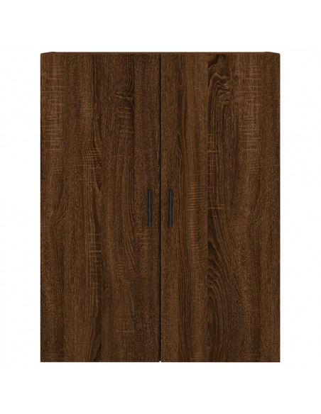 Mobile a Parete Rovere Marrone 69,5x34x90 cm