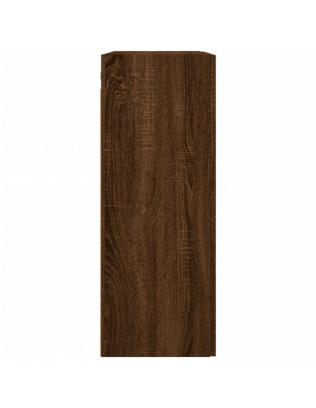 Mobile a Parete Rovere Marrone 69,5x34x90 cm
