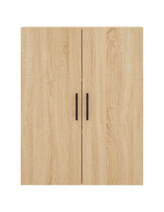 Mobile a Parete Rovere Sonoma 69,5x34x90 cm 2