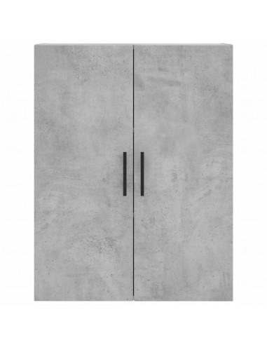 Mobile a Parete Grigio Cemento 69,5x34x90 cm