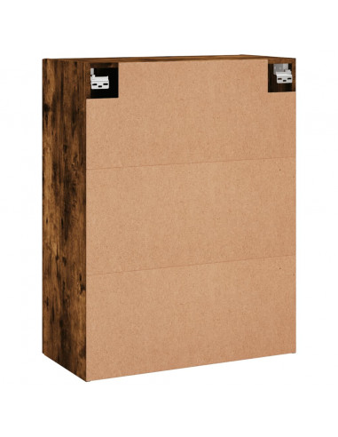 Mobile a Parete Rovere Fumo 69,5x34x90 cm