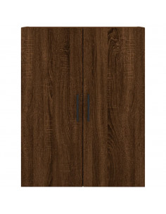 Mobile a Parete Rovere Marrone 69,5x34x90 cm 2