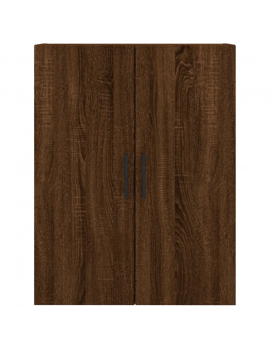 Mobile a Parete Rovere Marrone 69,5x34x90 cm