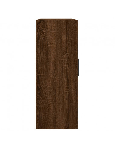 Mobile a Parete Rovere Marrone 69,5x34x90 cm