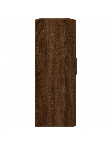Mobile a Parete Rovere Marrone 69,5x34x90 cm