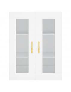 Mobile a Parete Bianco 69,5x34x90 cm 2