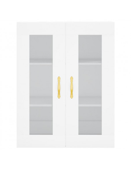 Mobile a Parete Bianco 69,5x34x90 cm
