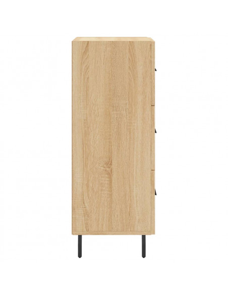 Credenza Rovere Sonoma 34,5x34x90 cm in Legno Multistrato