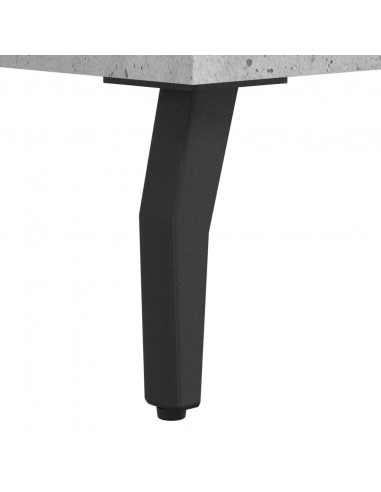 Credenza Grigio Cemento 34,5x34x90 cm in Legno Multistrato