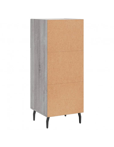 Credenza Grigio Sonoma 34,5x34x90 cm in Legno Multistrato
