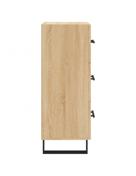 Credenza Rovere Sonoma 34,5x34x90 cm in Legno Multistrato