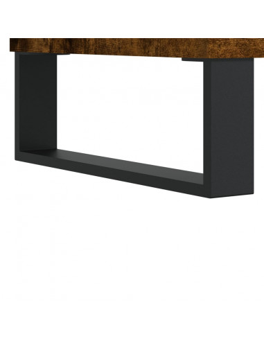 Credenza Rovere Fumo 34,5x34x90 cm in Legno Multistrato