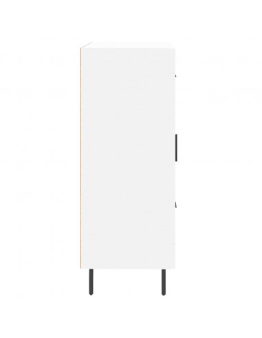 Credenza Bianca 69,5x34x90 cm in Legno Multistrato