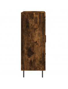 Credenza Rovere Fumo 69,5x34x90 cm in Legno Multistrato 2