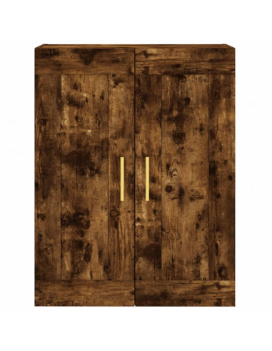 Mobile a Parete Rovere Fumo 69,5x34x90 cm in Legno Multistrato