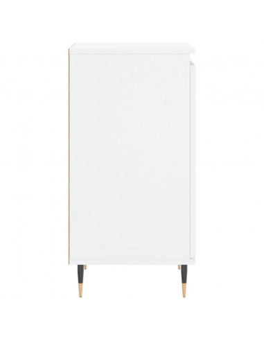 Credenze 2 pz Bianche 40x35x70 cm in Legno Multistrato