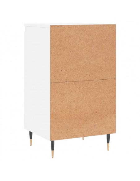 Credenze 2 pz Bianche 40x35x70 cm in Legno Multistrato