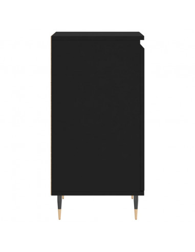 Credenze 2 pz Nere 40x35x70 cm in Legno Multistrato
