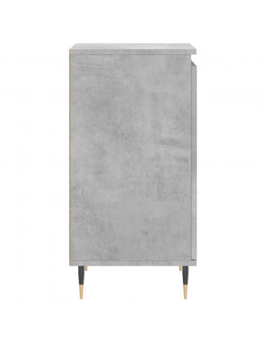 Credenza Grigio Cemento 40x35x70 cm in Legno Multistrato