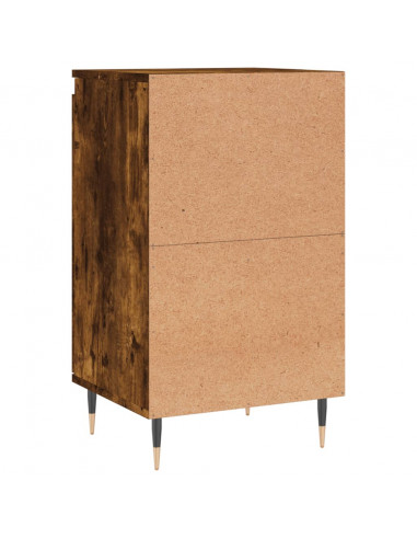 Credenze 2 pz Rovere Fumo 40x35x70 cm in Legno Multistrato