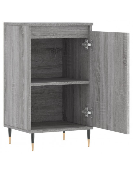 Credenze 2 pz Grigio Sonoma 40x35x70 cm in Legno Multistrato