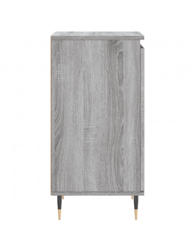 Credenze 2 pz Grigio Sonoma 40x35x70 cm in Legno Multistrato