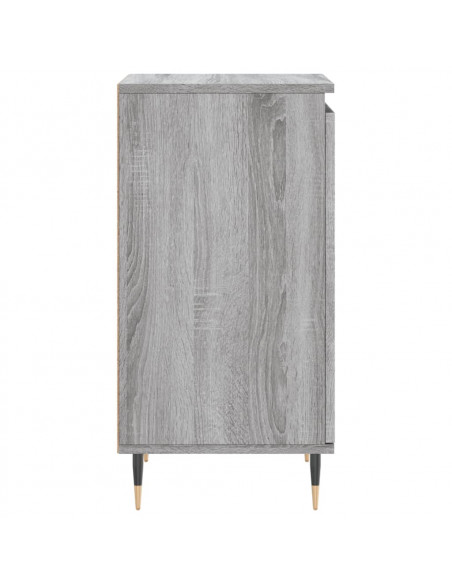 Credenze 2 pz Grigio Sonoma 40x35x70 cm in Legno Multistrato