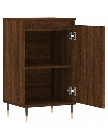 Credenze 2 pz Rovere Marrone 40x35x70 cm in Legno Multistrato
