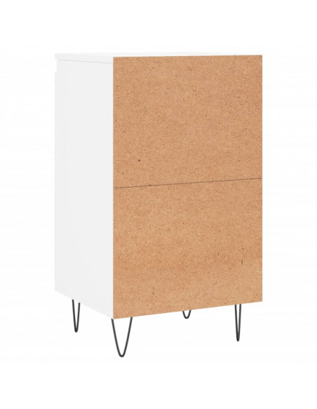Credenze 2 pz Bianche 40x35x70 cm in Legno Multistrato