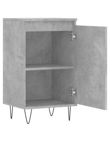Credenze 2 pz Grigio Cemento 40x35x70 cm in Legno Multistrato