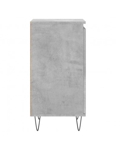 Credenze 2 pz Grigio Cemento 40x35x70 cm in Legno Multistrato