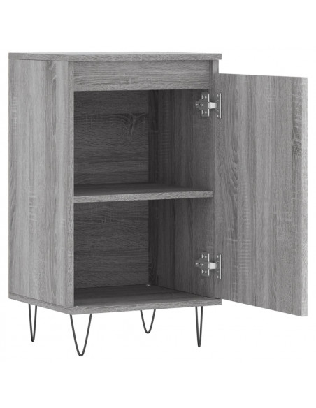 Credenze 2 pz Grigio Sonoma 40x35x70 cm in Legno Multistrato