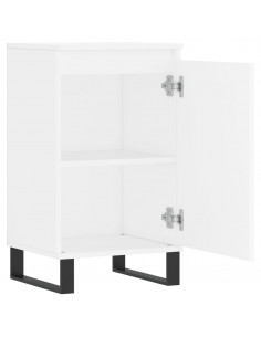 Credenze 2 pz Bianche 40x35x70 cm in Legno Multistrato 2
