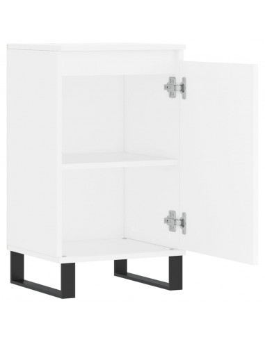 Credenze 2 pz Bianche 40x35x70 cm in Legno Multistrato