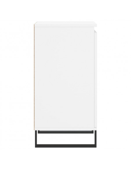 Credenze 2 pz Bianche 40x35x70 cm in Legno Multistrato