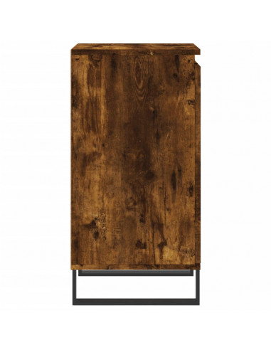 Credenze 2 pz Rovere Fumo 40x35x70 cm in Legno Multistrato