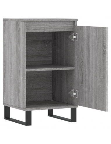 Credenze 2 pz Grigio Sonoma 40x35x70 cm in Legno Multistrato
