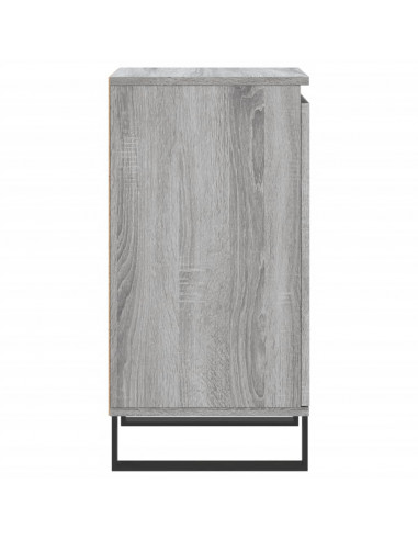 Credenze 2 pz Grigio Sonoma 40x35x70 cm in Legno Multistrato