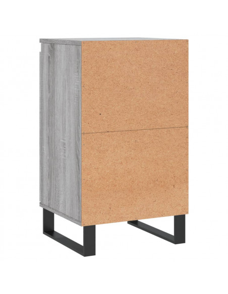 Credenze 2 pz Grigio Sonoma 40x35x70 cm in Legno Multistrato
