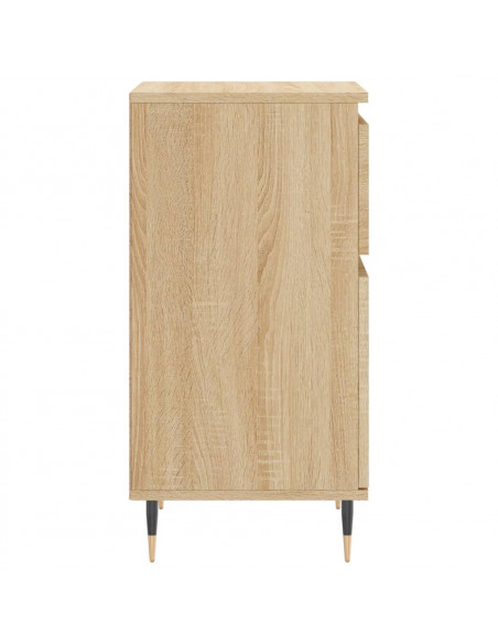 Credenze 2 pz Rovere Sonoma 40x35x70 cm in Legno Multistrato